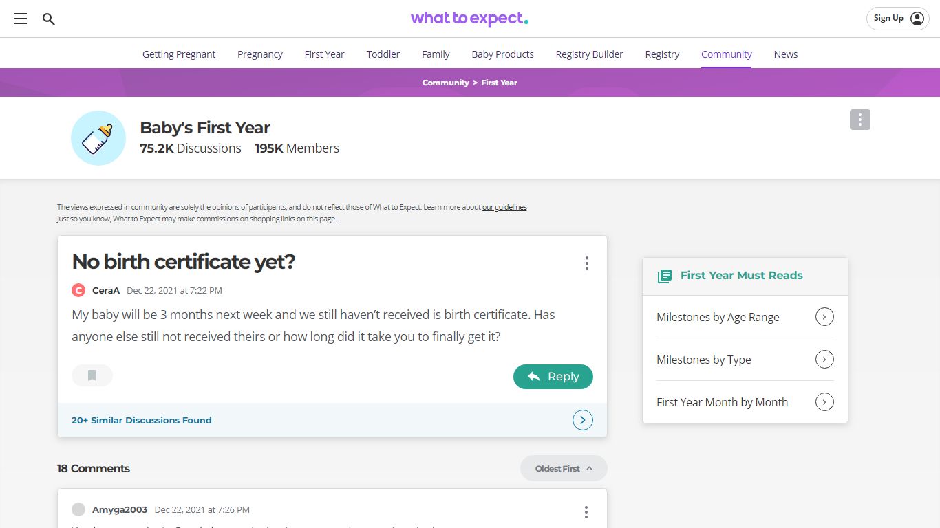No birth certificate yet? - Baby's First Year - What to Expect